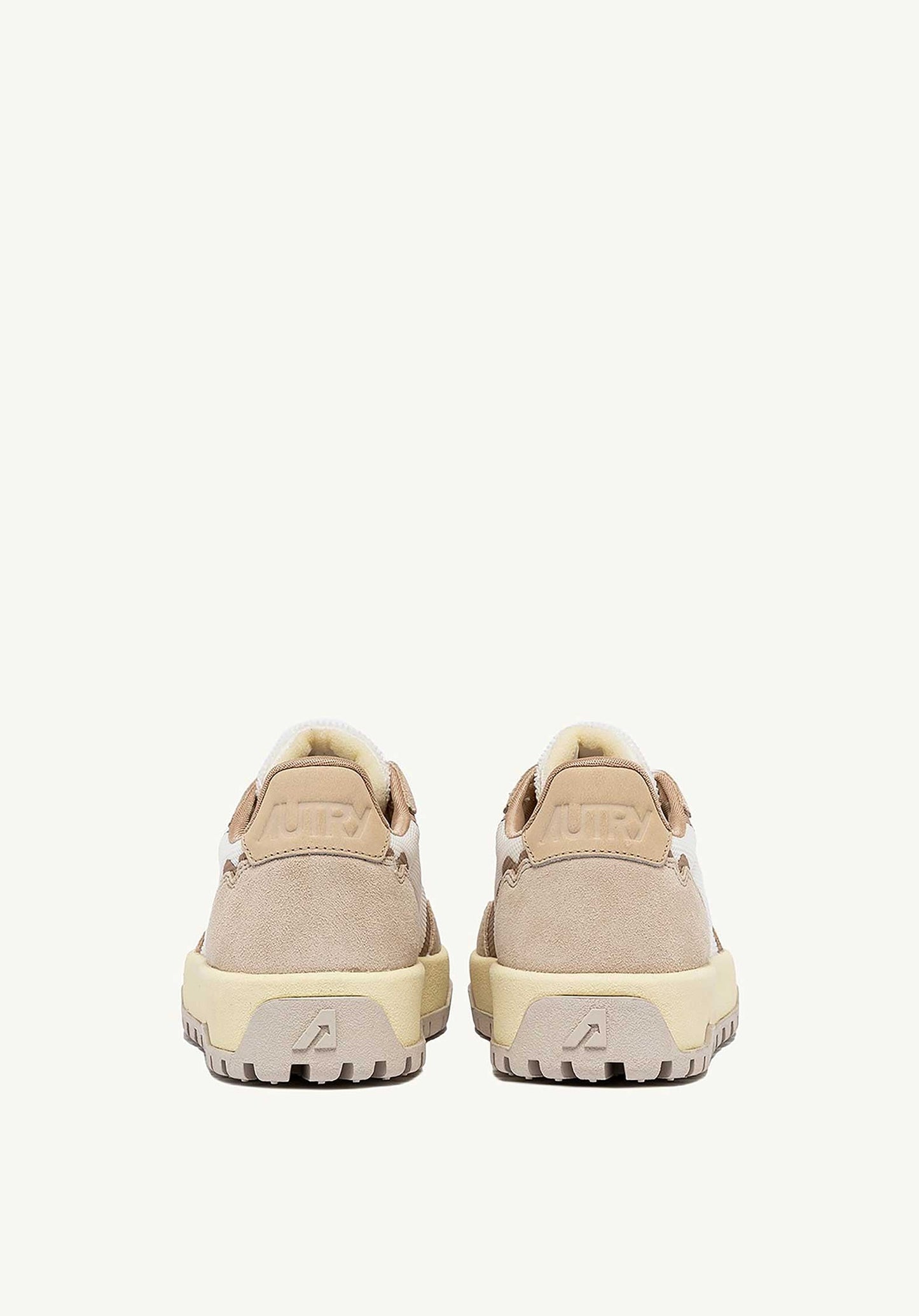 Autry | Wildpace Low Sneaker - Mesh & Suede White-Sand