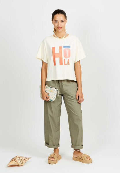 Tshirt Wt03 Hola Femme Ecru-12