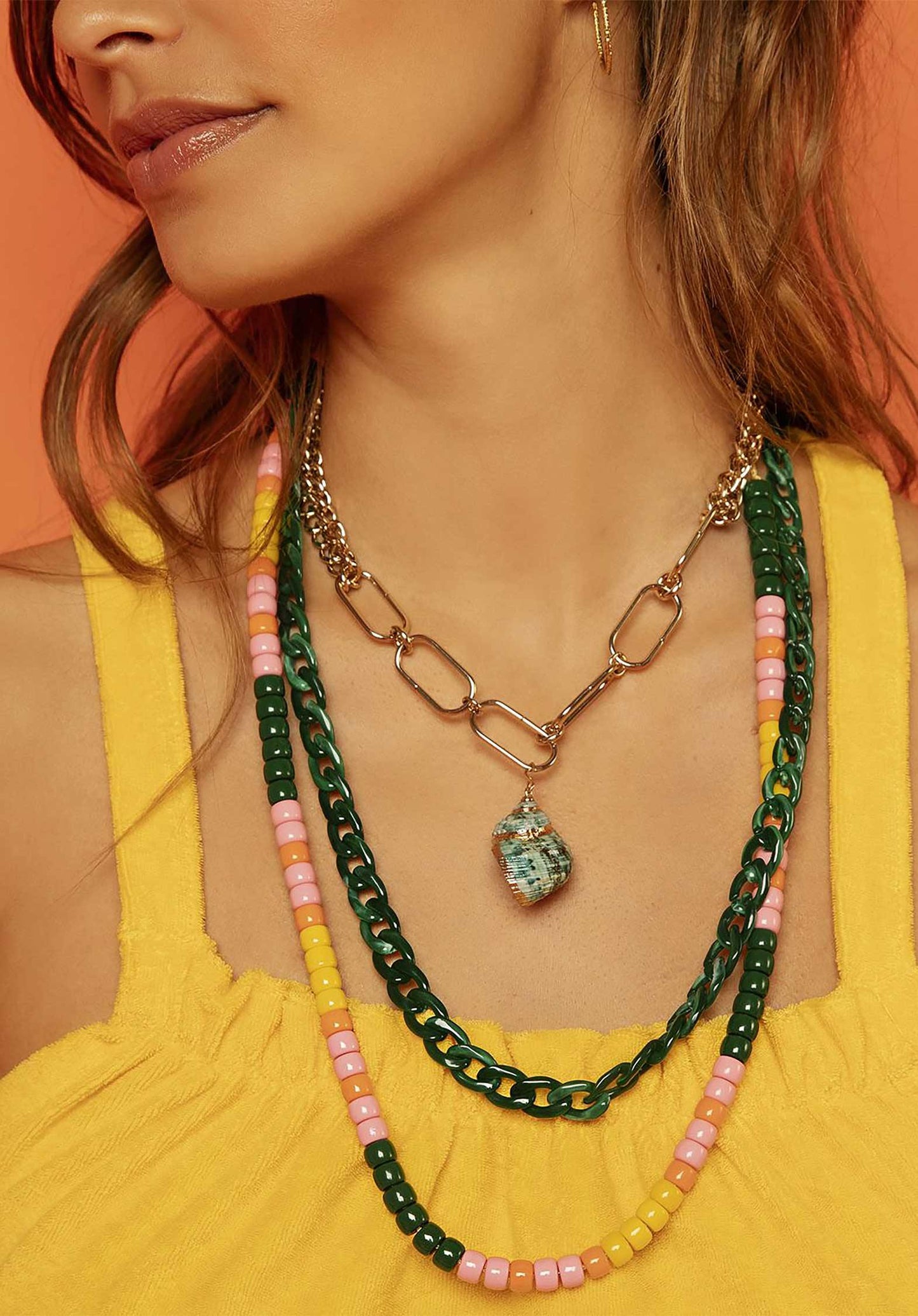 Necklace Co-128g Gold