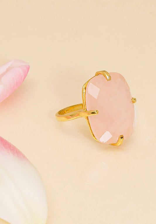 Ring  S21bgrs Pink-Quartz