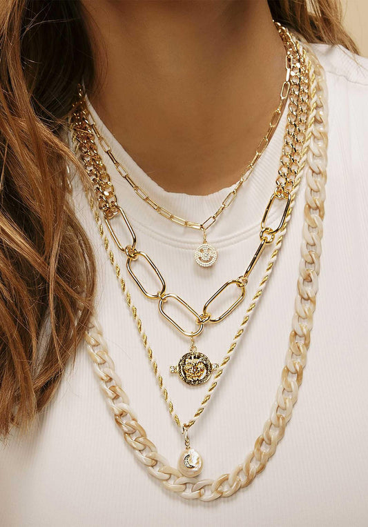 Necklace Co-128g Gold