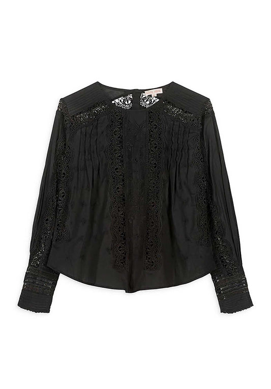 Denim Blouse Jeannine Black